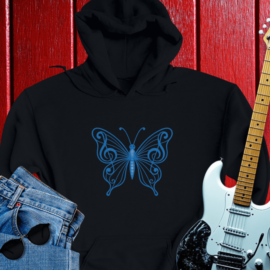 Clef Butterfly Hoodie