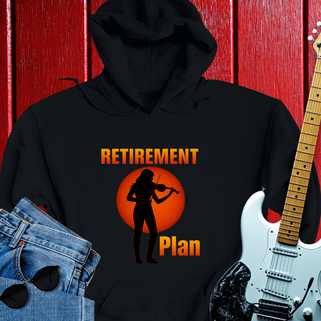 Retirement Violin Hoodie