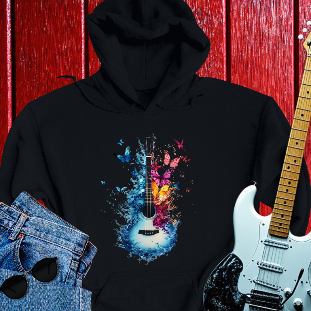 Butterfly Guitar Hoodie
