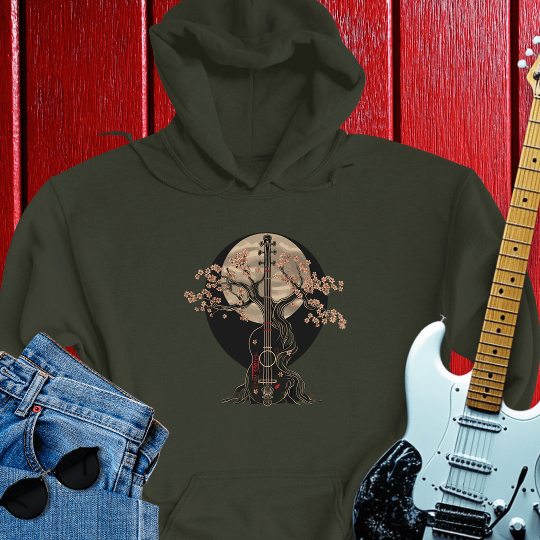 Cherry Blooms Guitar Hoodie