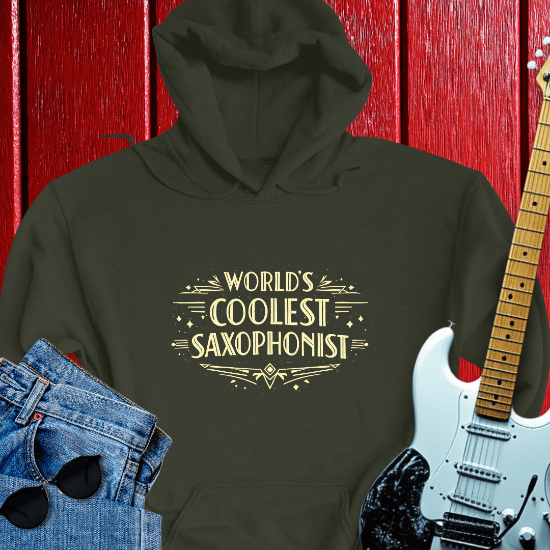 Cool Sax Hoodie