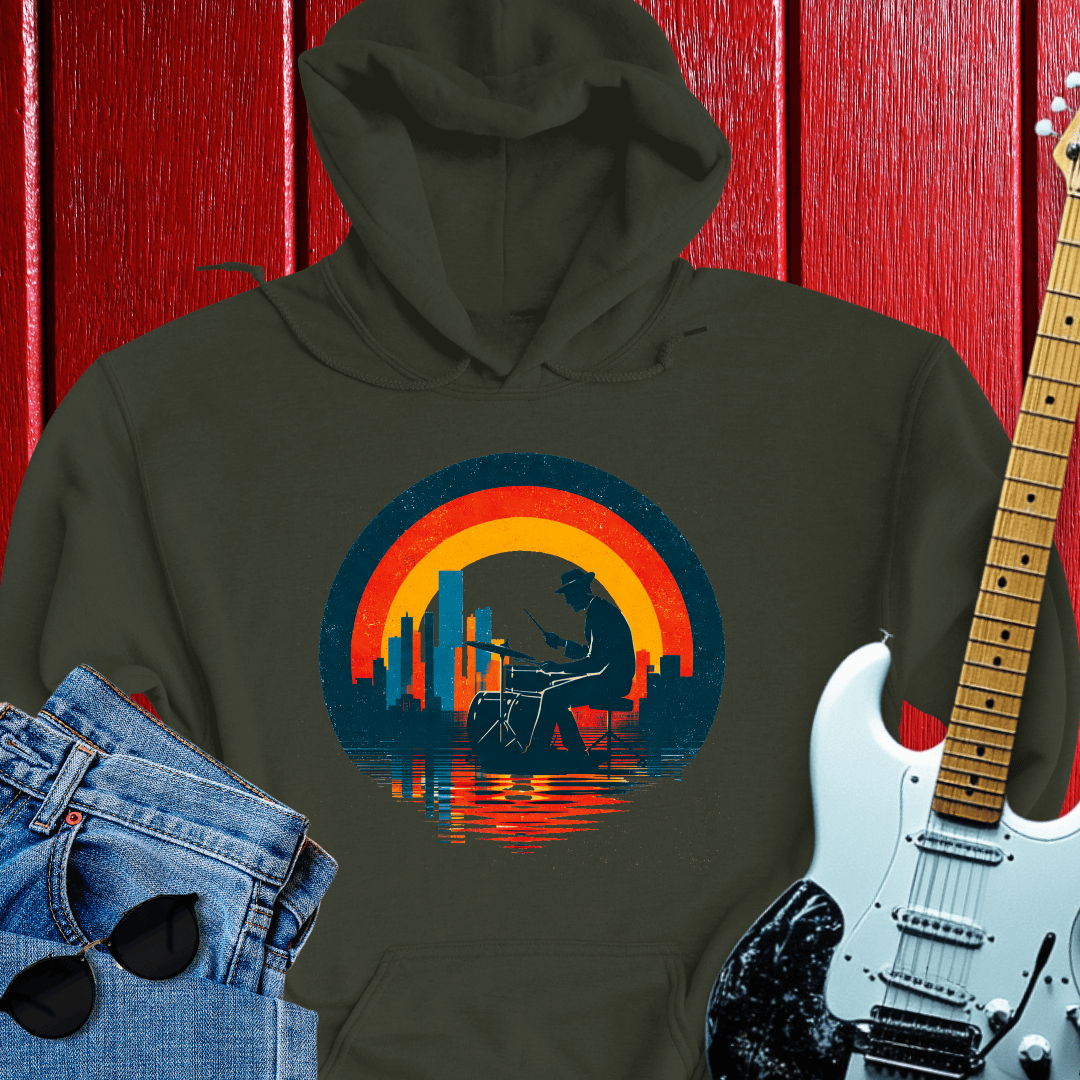 Jazz Drummer Hoodie