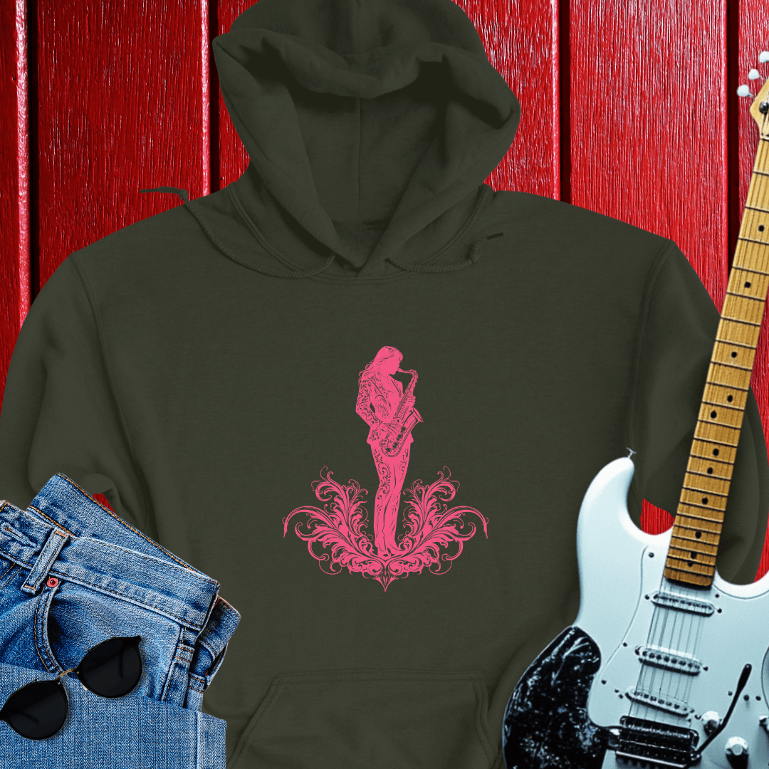 Styled Sax Hoodie