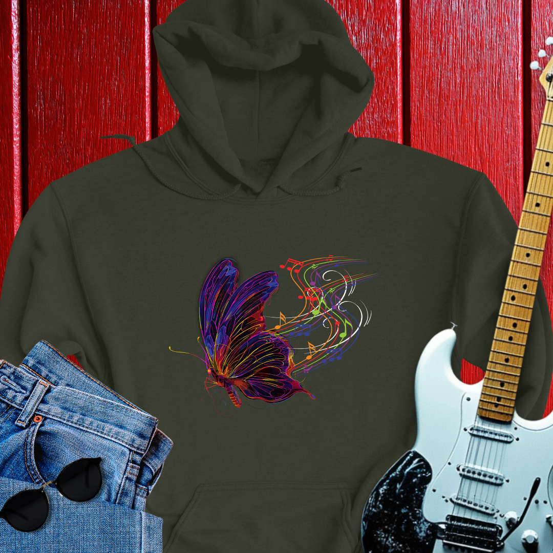 Musical Butterfly Hoodie