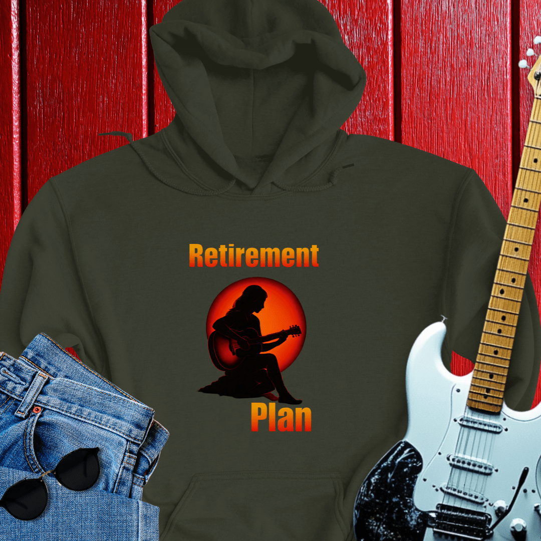 Retirement Guitar Hoodie