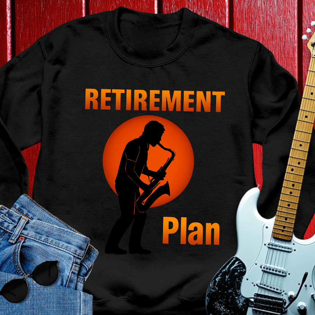 Retirement Saxophone  Crewneck