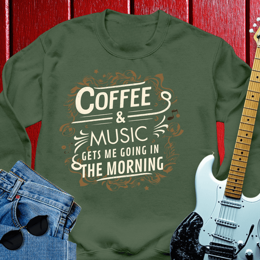 Coffee And Music Crewneck