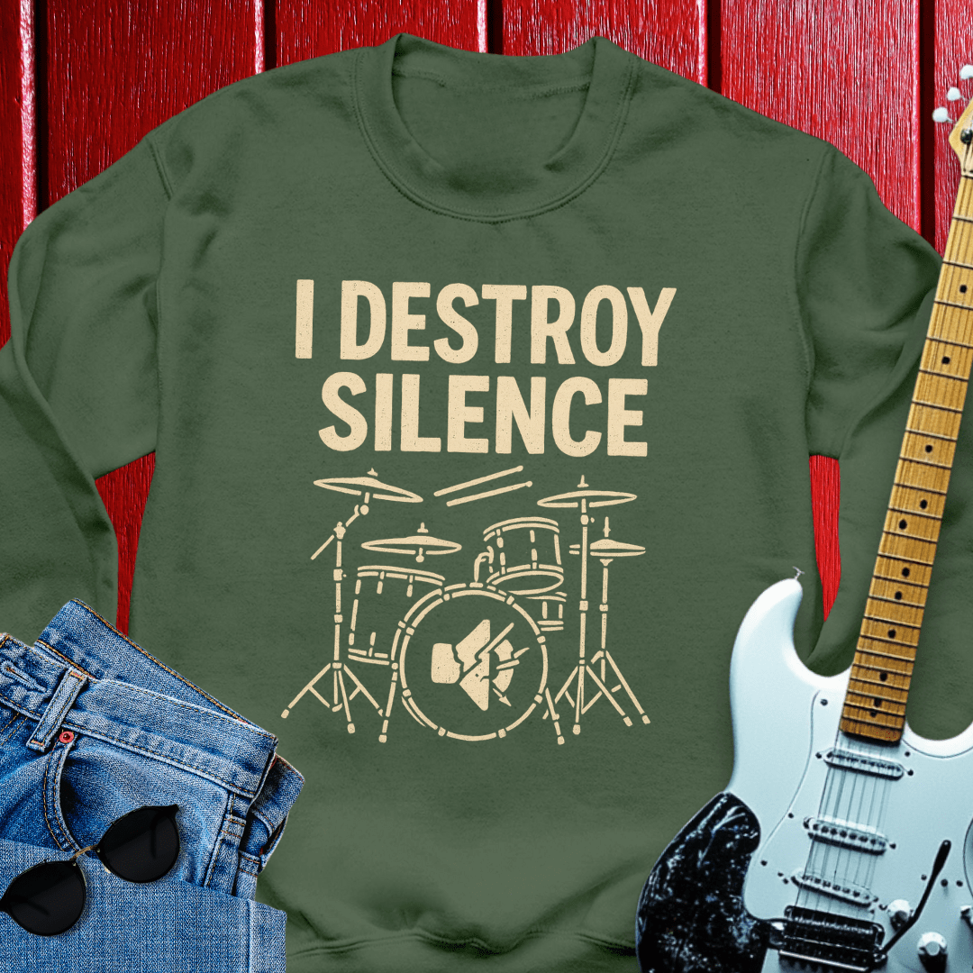 Drummer Destroy Crewneck