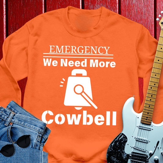 Emergency Cowbell Crewneck