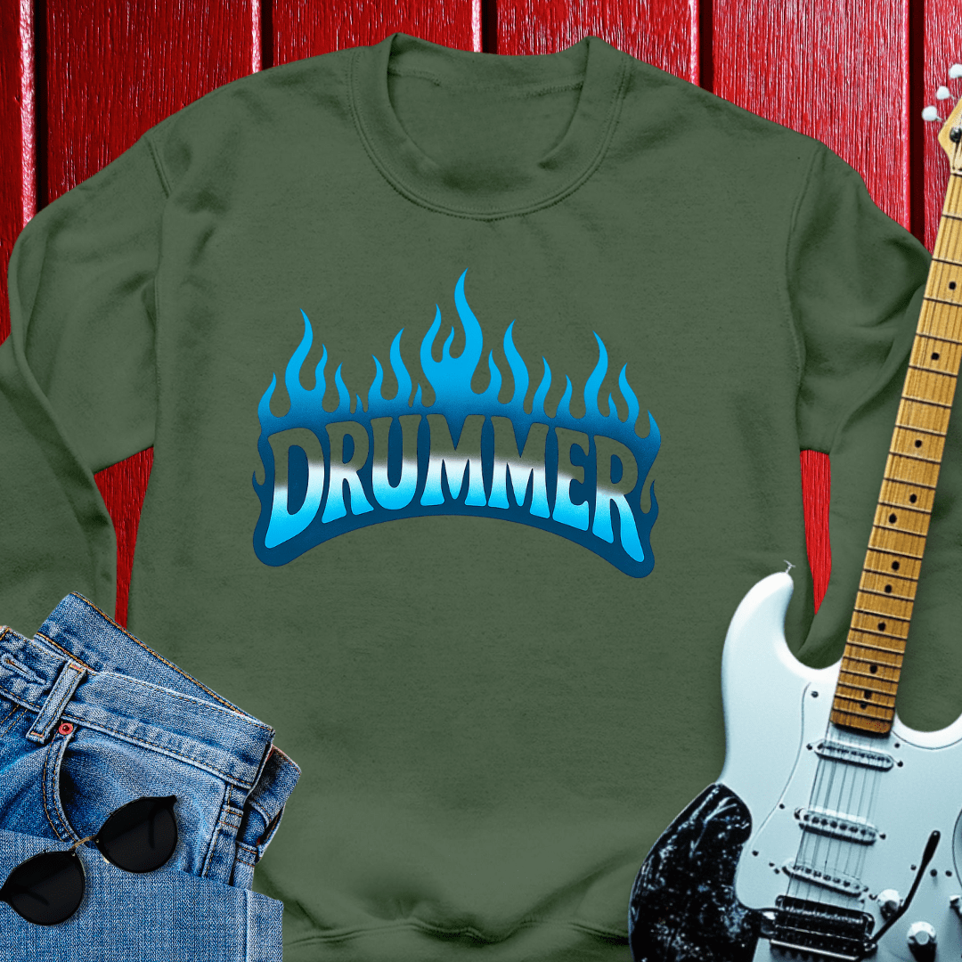 Flame Drum Crewneck