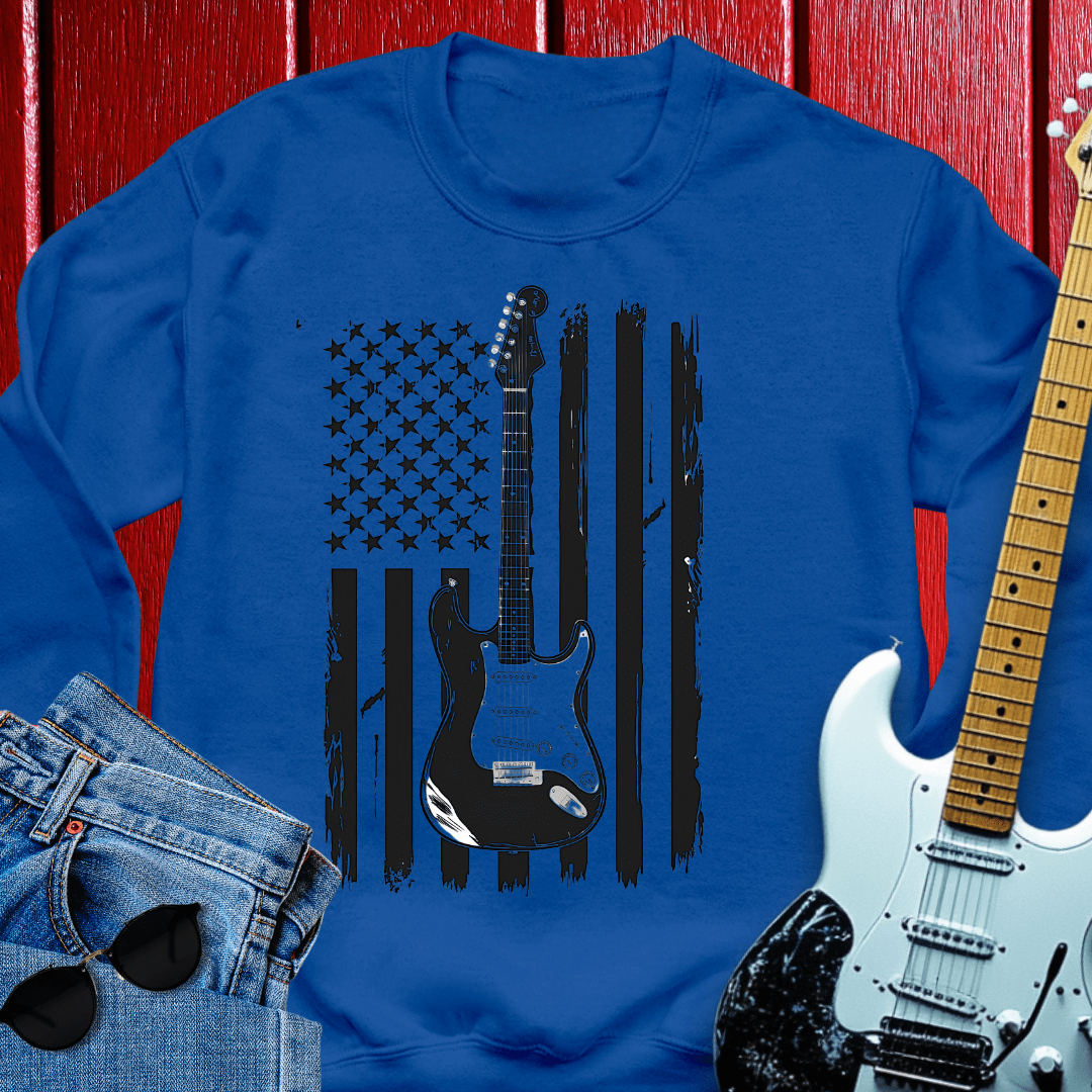 Guitar Flagged Crewneck