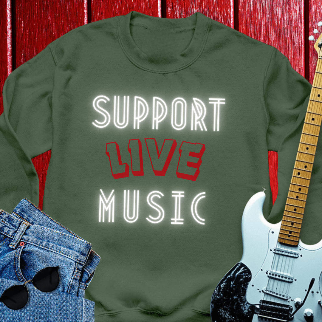 Live Music Crewneck