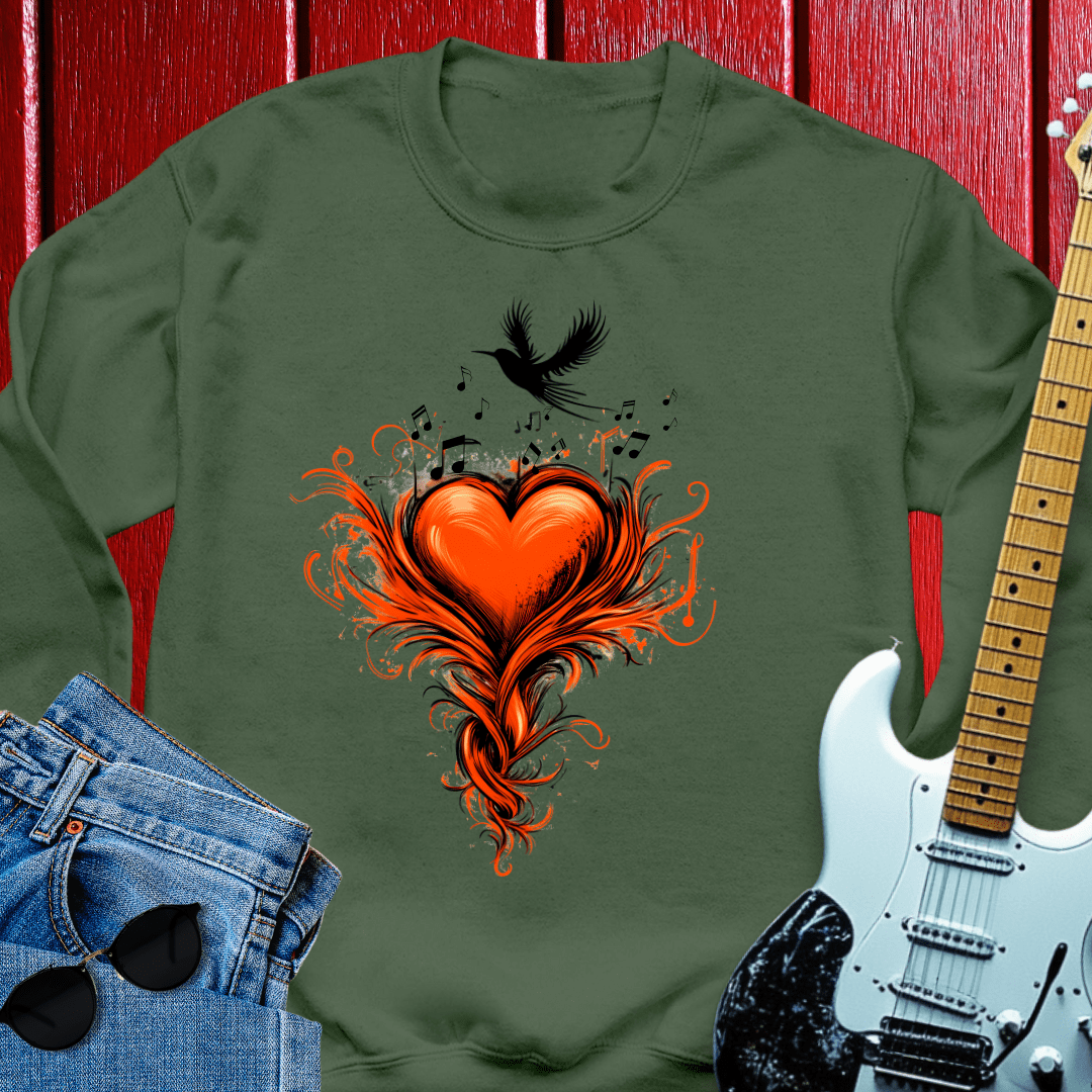 Birds Heart Song Crewneck