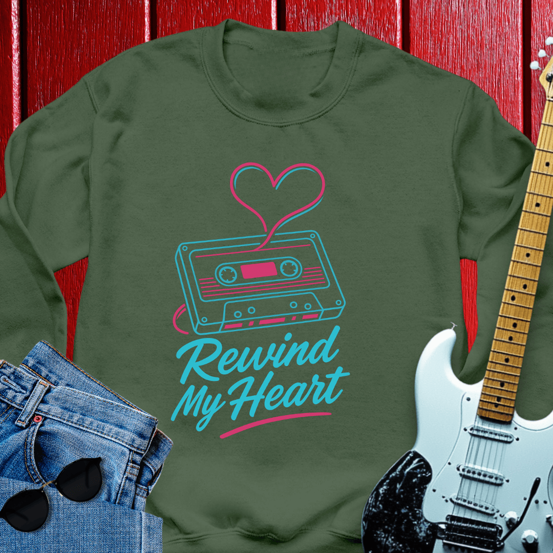 Rewind Heart Crewneck