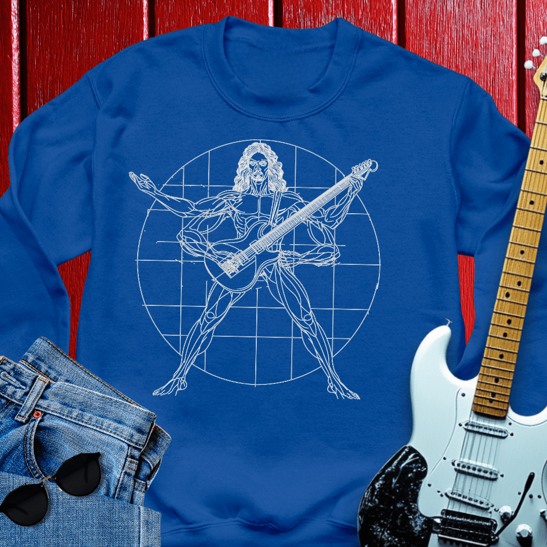 Modern Vitruvian Man Crewneck