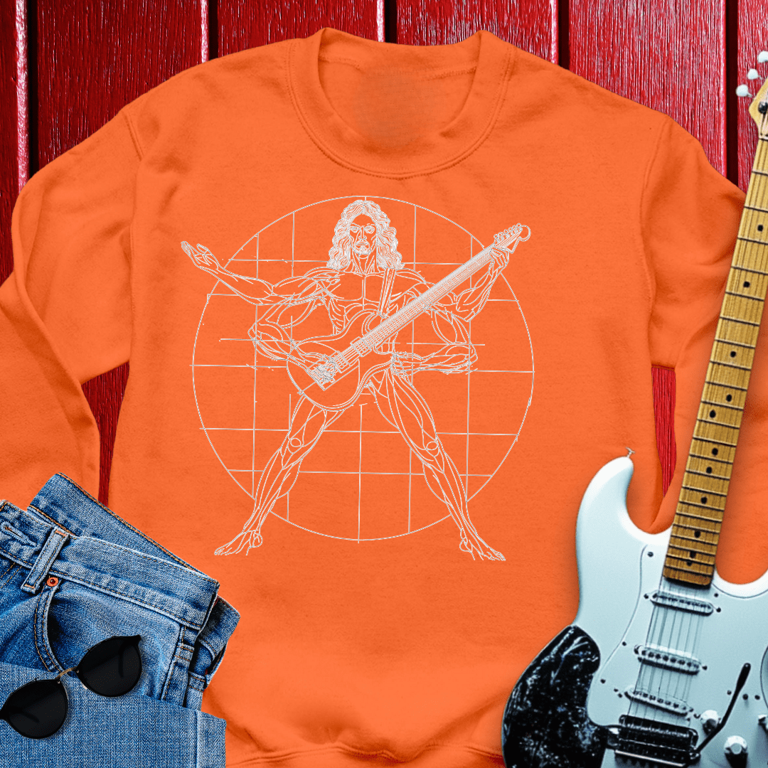 Modern Vitruvian Man Crewneck