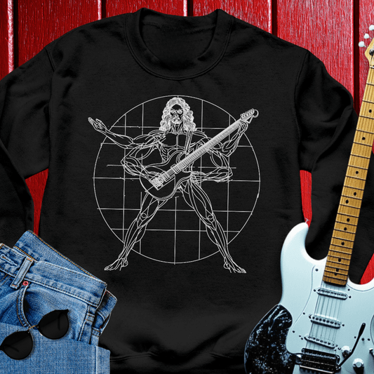 Modern Vitruvian Man Crewneck
