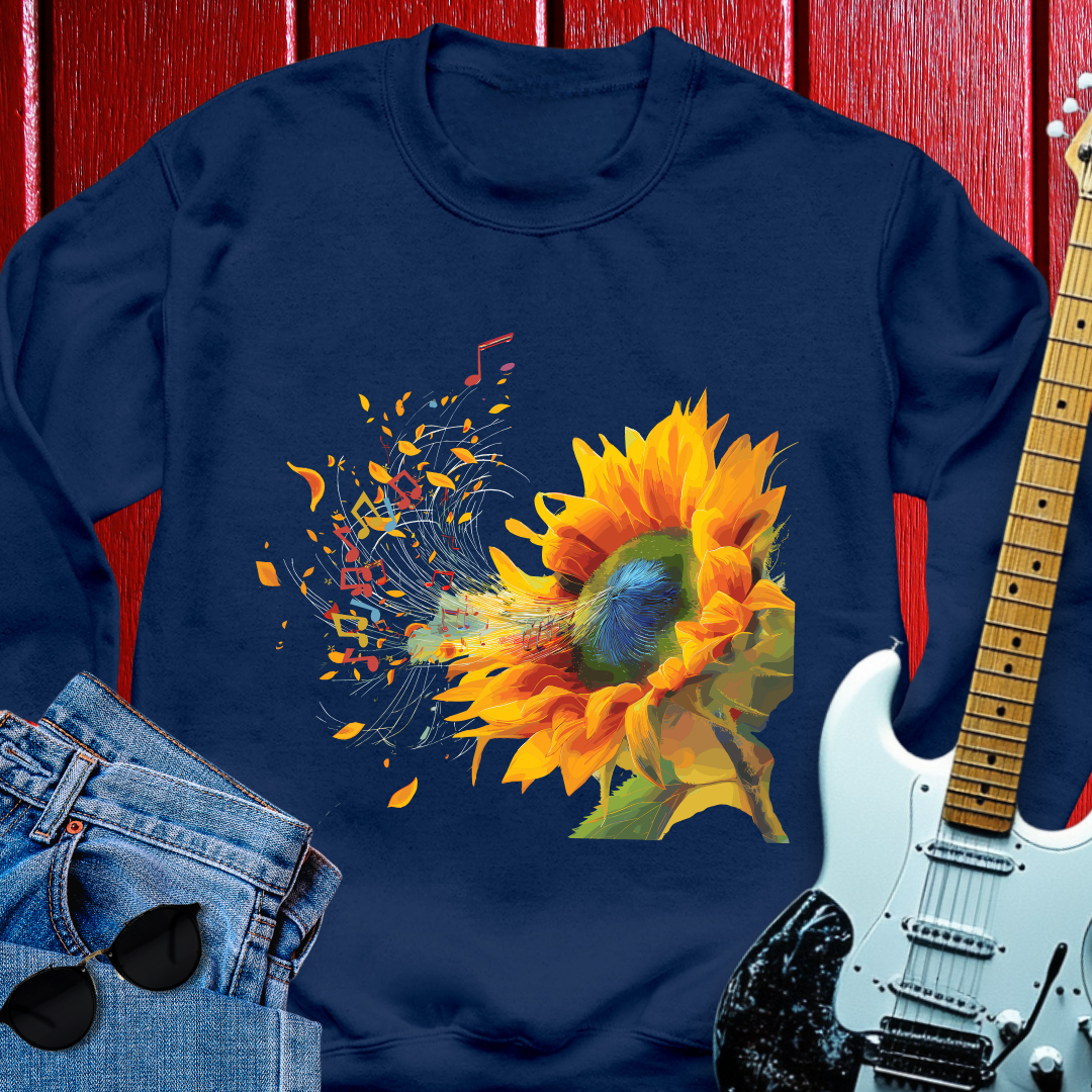 Sunflowers' Music Crewneck