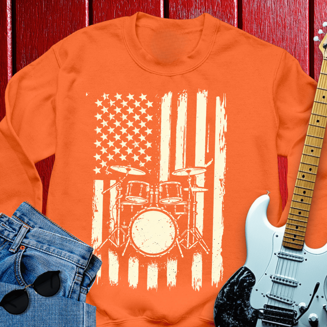 Drum Flag Crewneck
