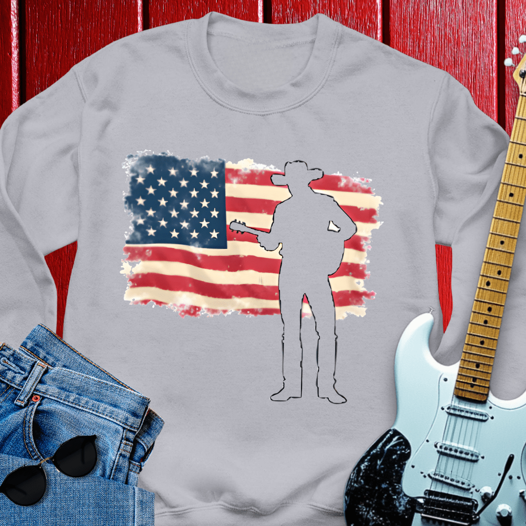 Patriotic Cowboy Crewneck