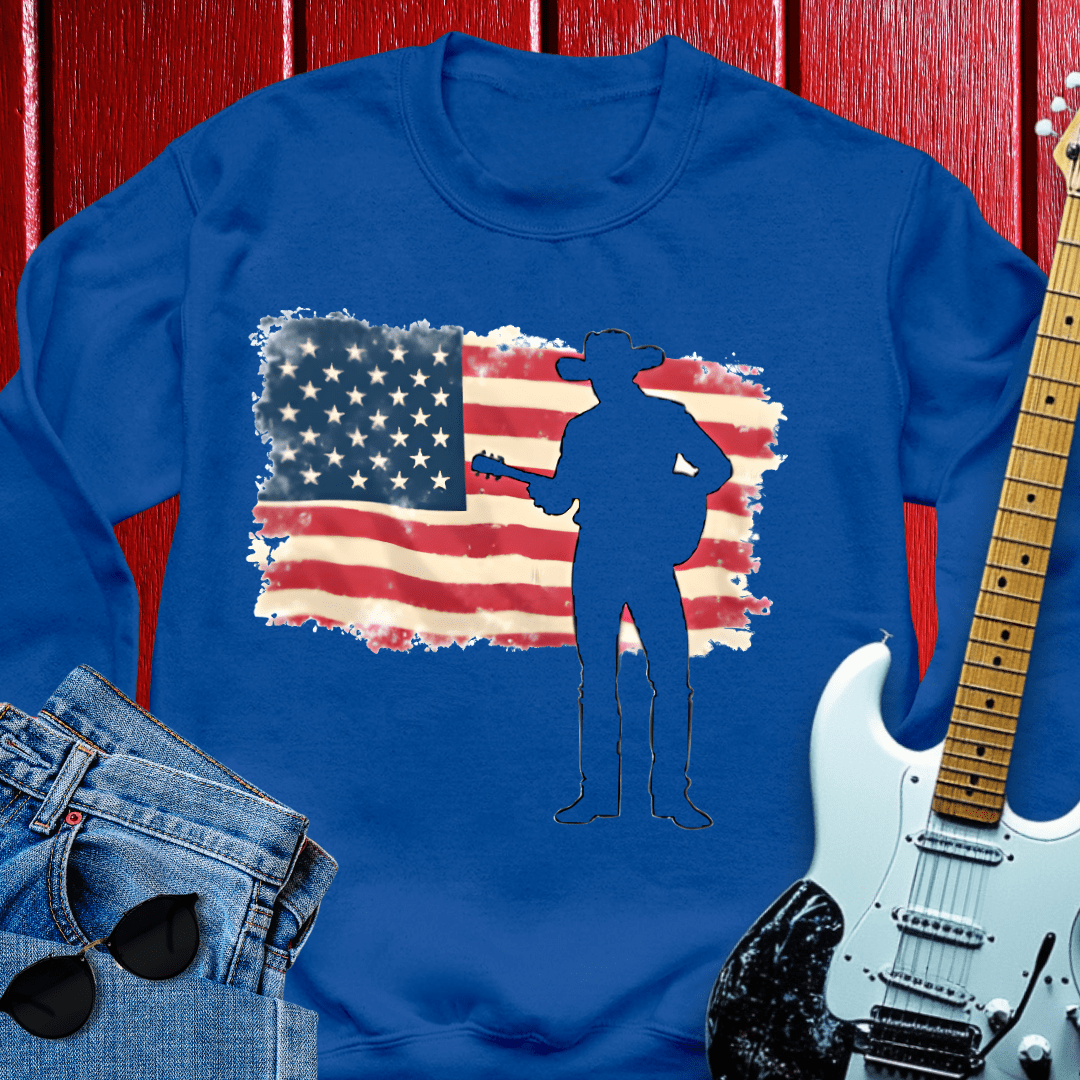 Patriotic Cowboy Crewneck