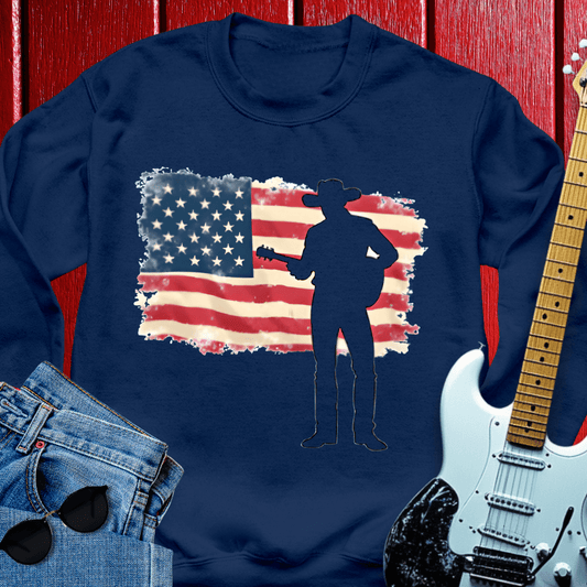 Patriotic Cowboy Crewneck