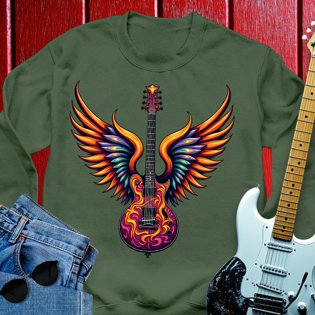 Psychedelic Wings Crewneck