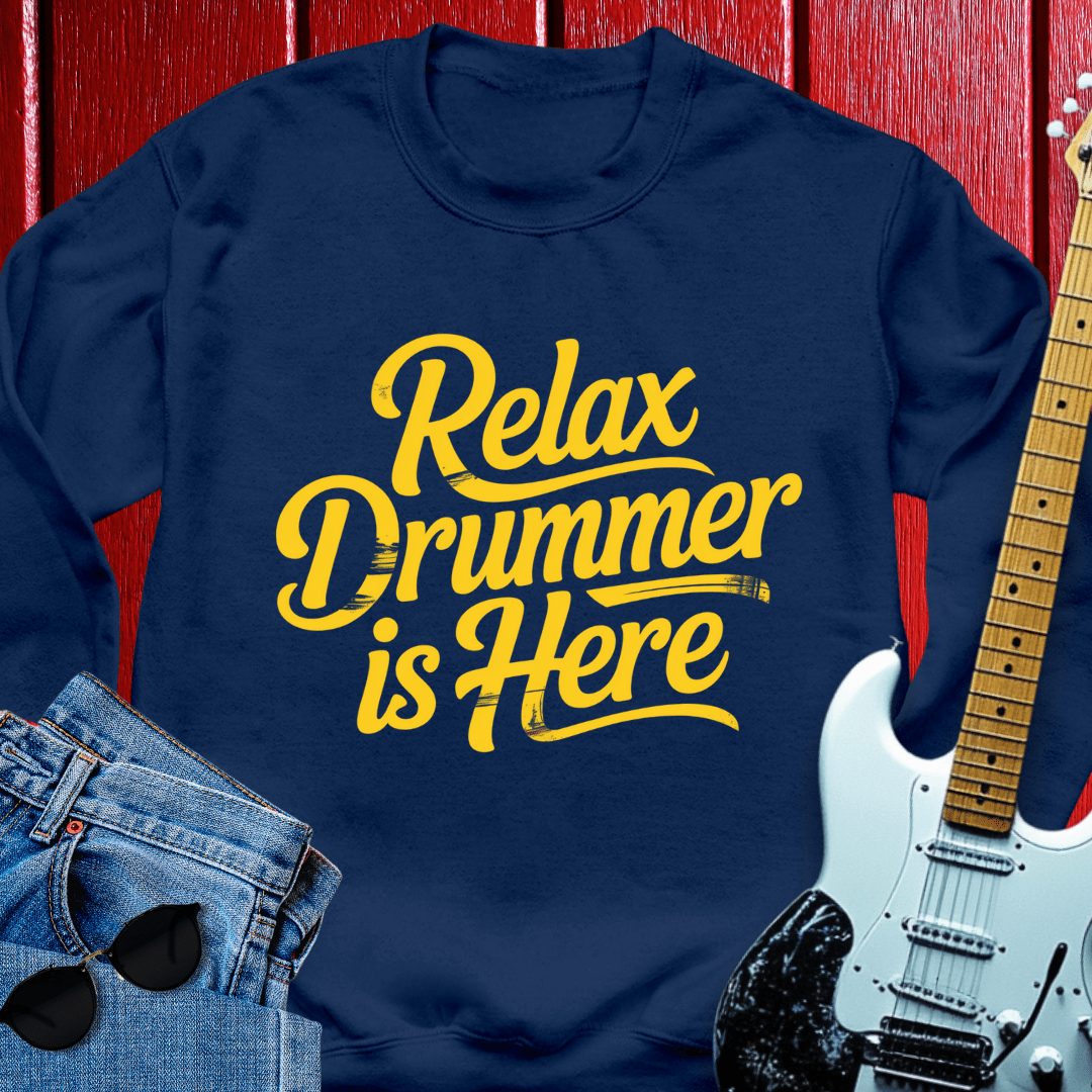Relax Drum Crewneck