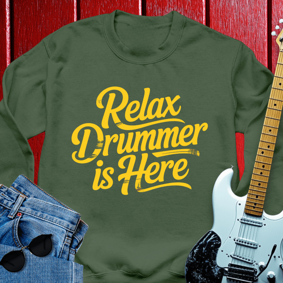Relax Drum Crewneck