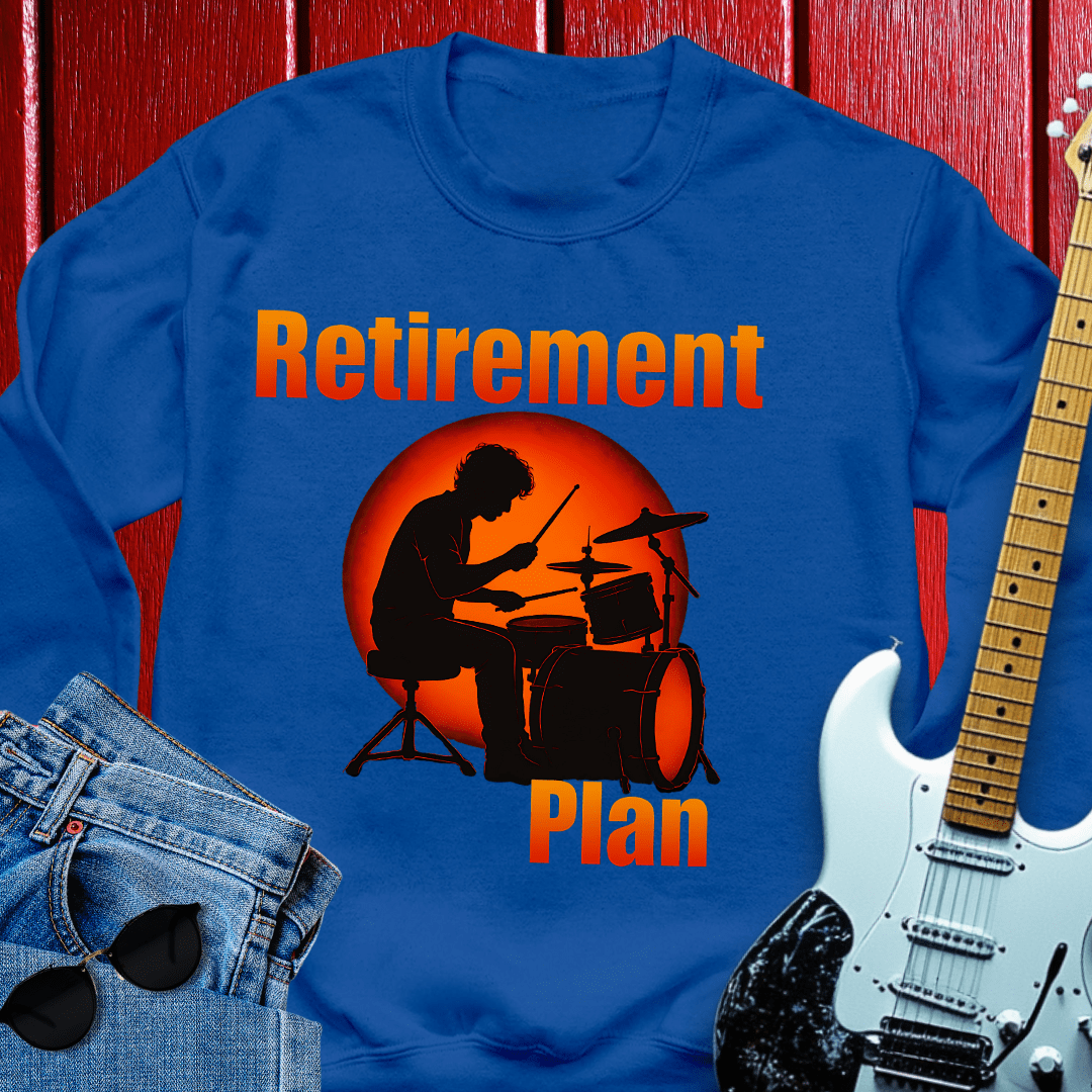 Retirement Drummer Crewneck