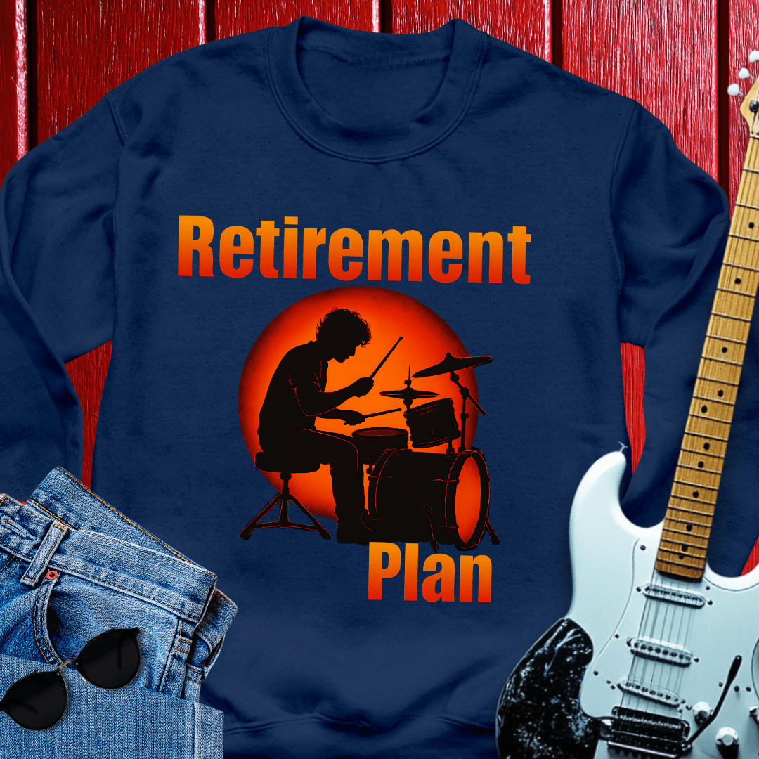 Retirement Drummer Crewneck