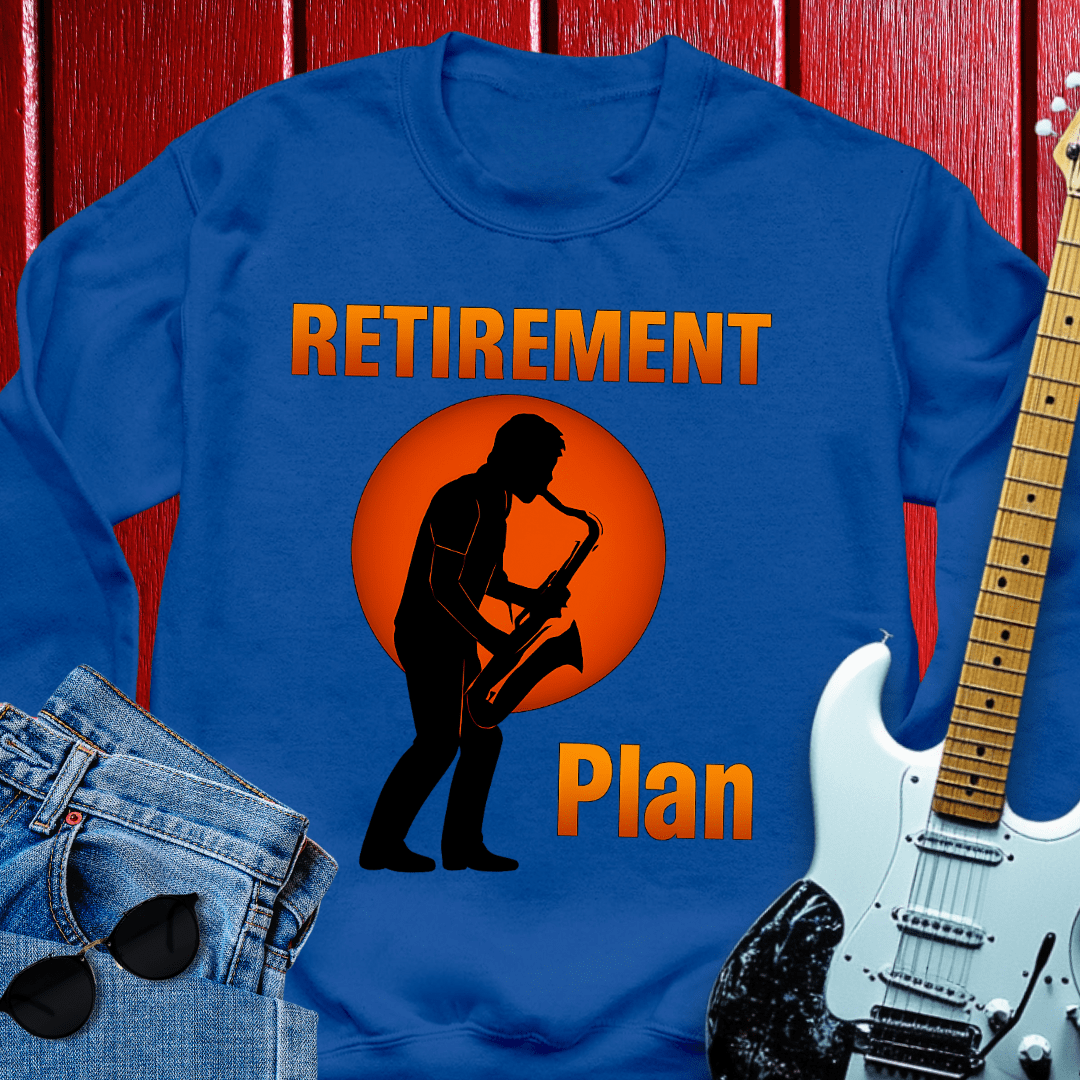 Retirement Saxophone  Crewneck