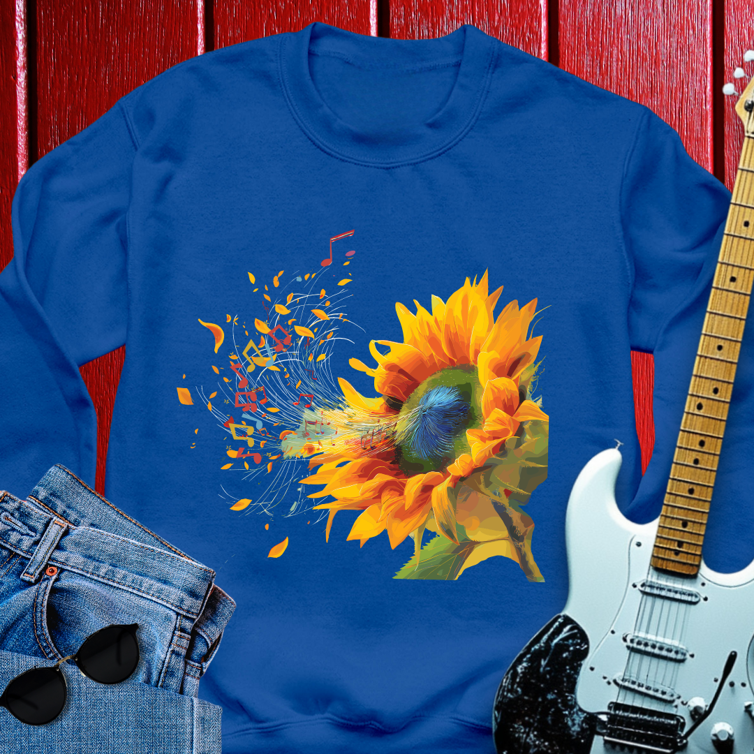 Sunflowers' Music Crewneck