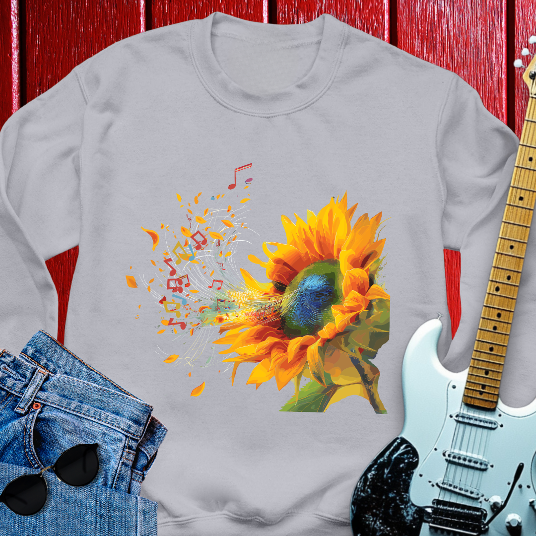 Sunflowers' Music Crewneck