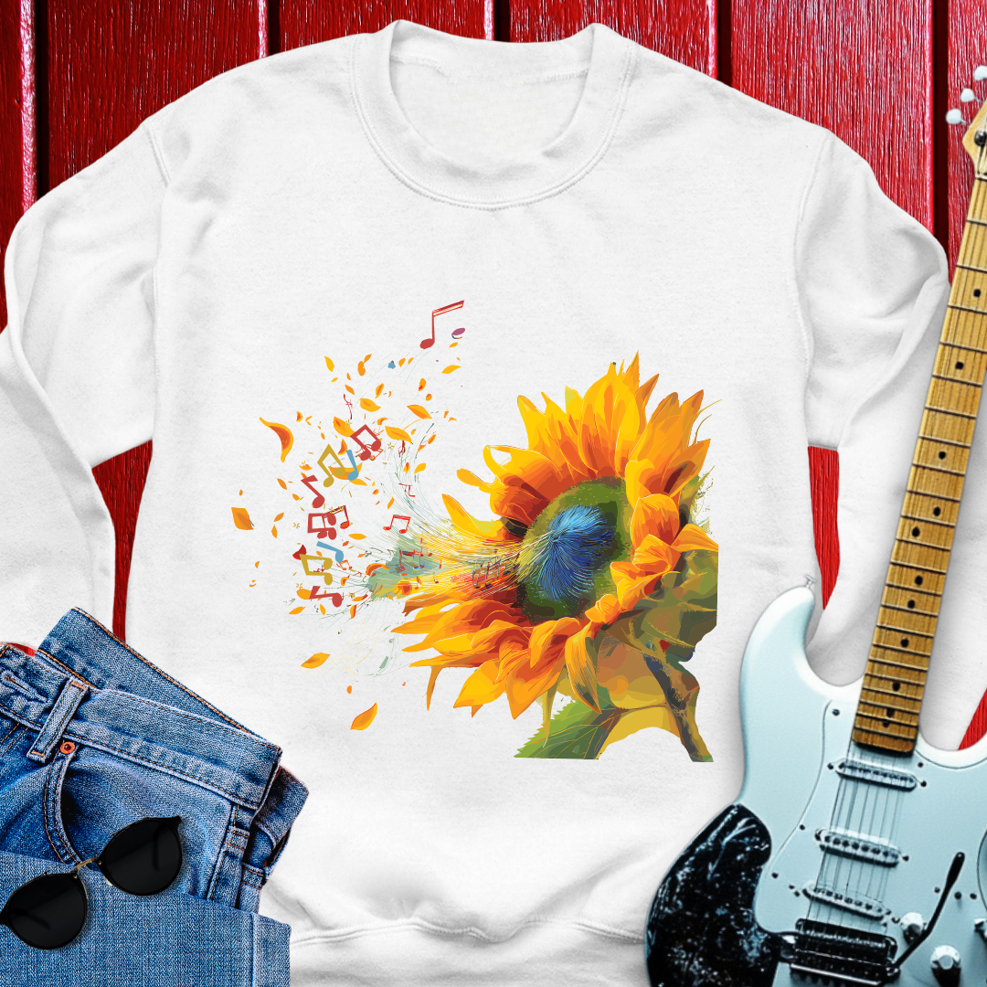 Sunflowers' Music Crewneck