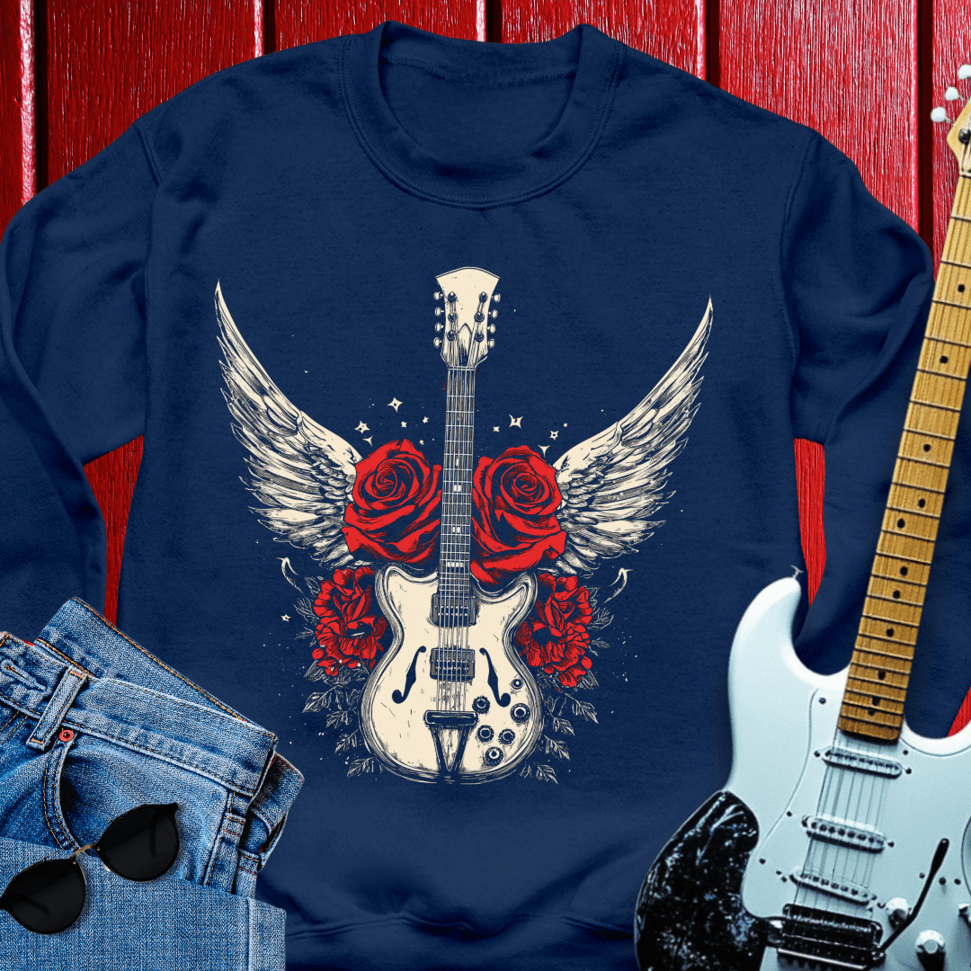 Wings Roses Crewneck