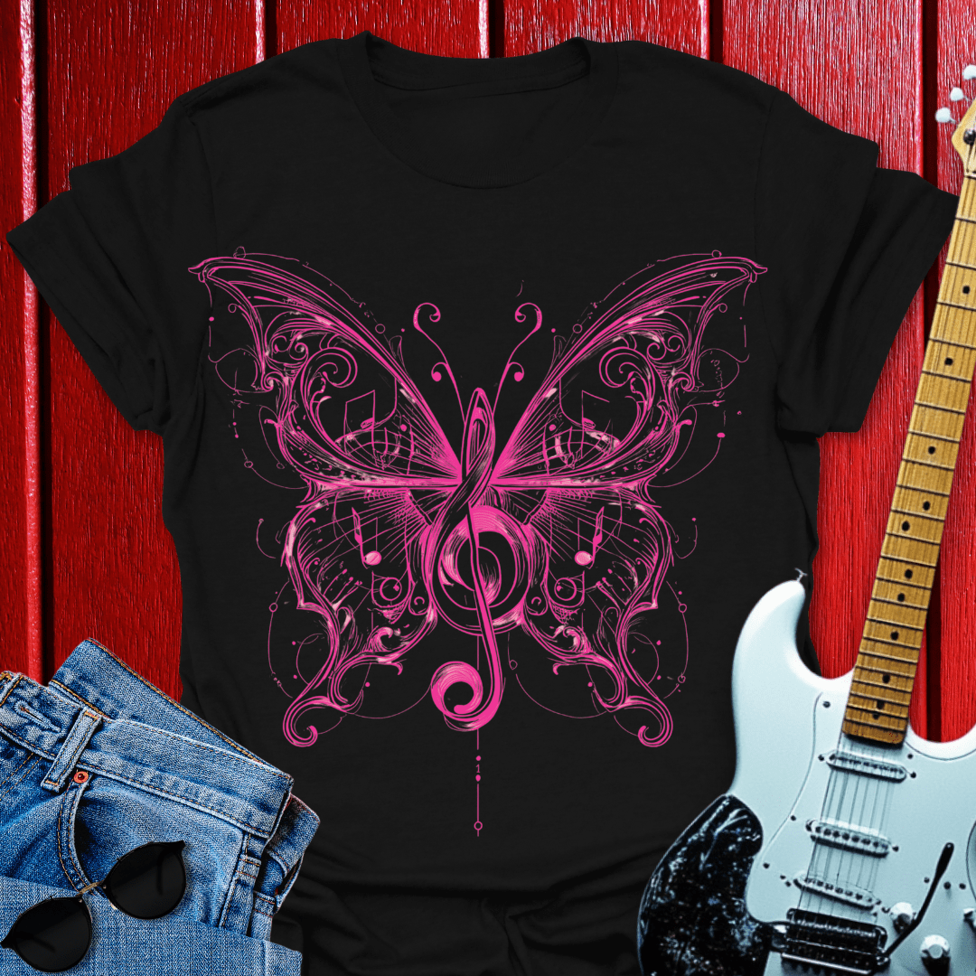 Butterfly Notes T-shirt