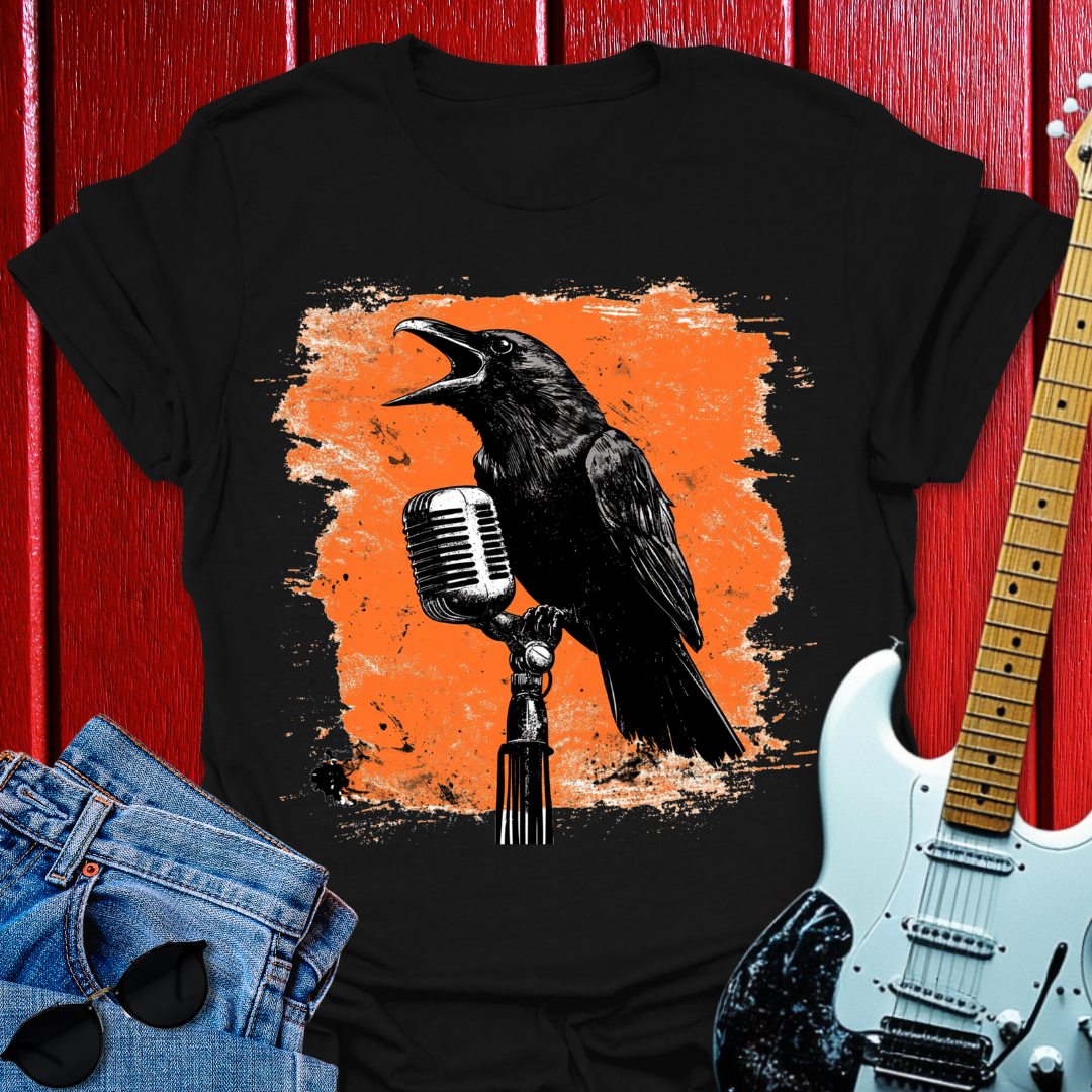 Crow Mic T-shirt
