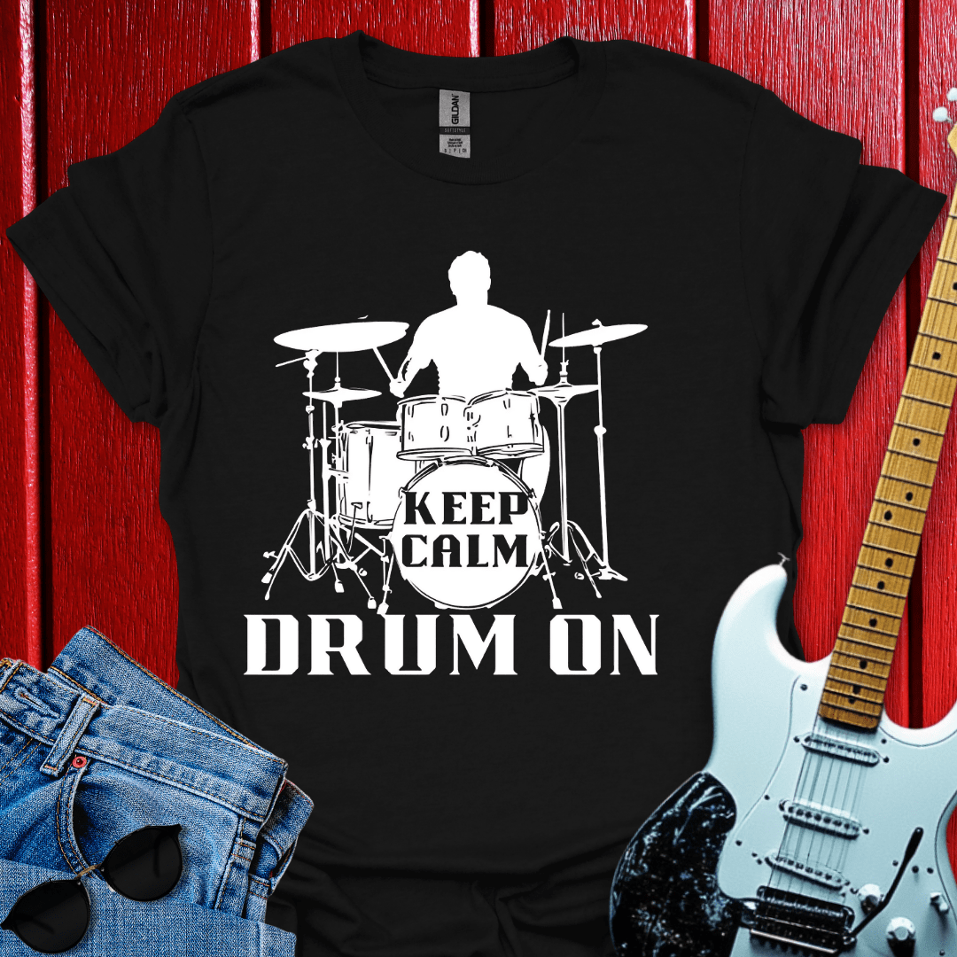 Drum On T-shirt