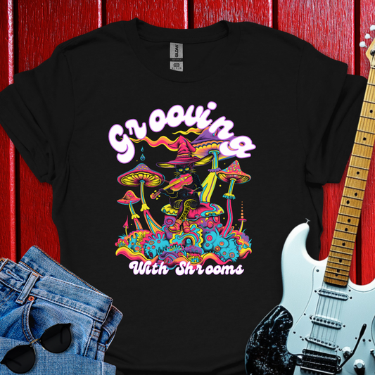 Grooving With Shrooms T-shirt