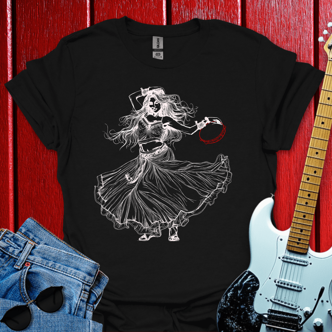 Gypsies Red Tambourine T-shirt