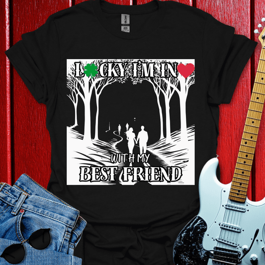 Lovin Best Friend (White) T-shirt