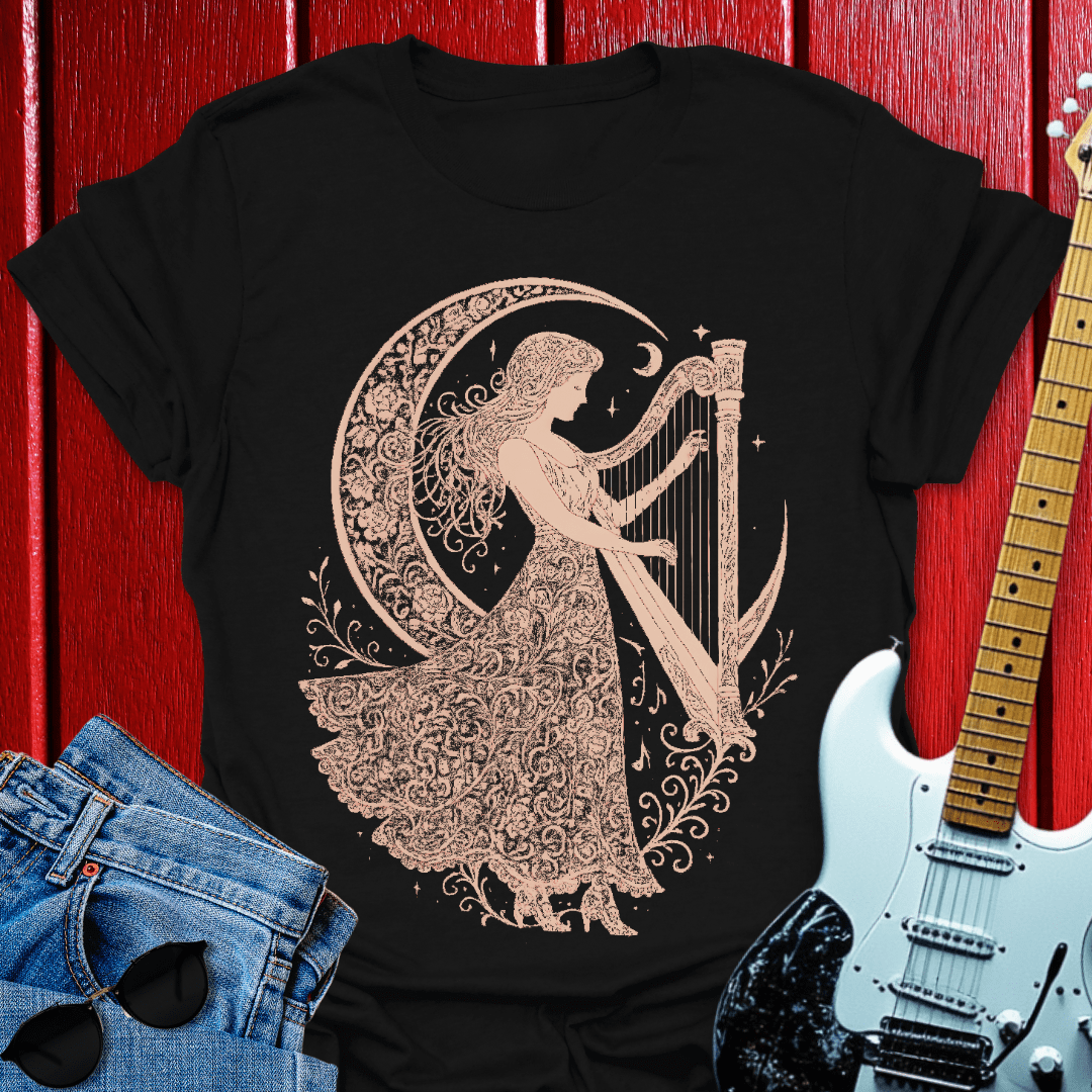 Moonlit Harp T-shirt