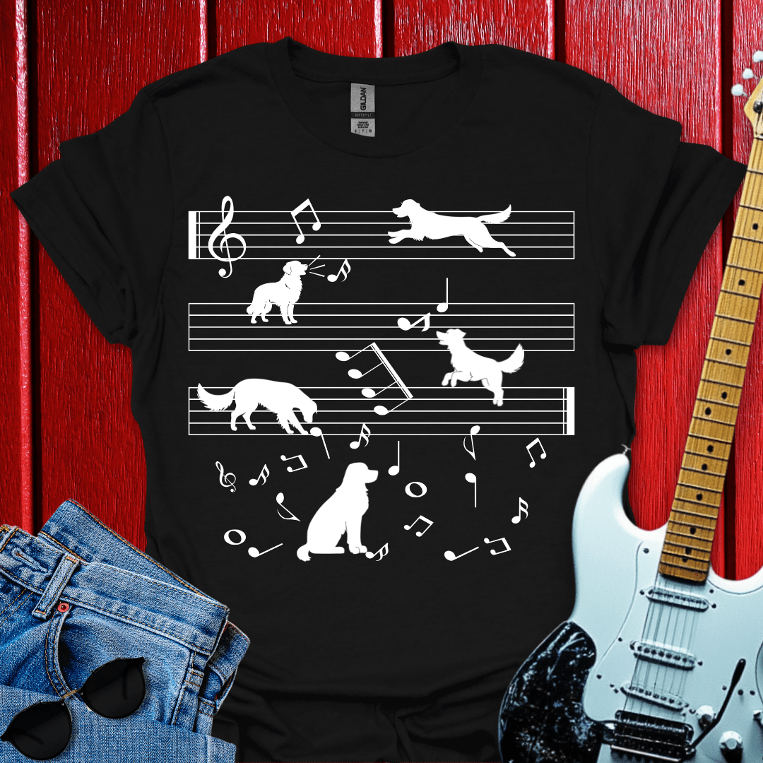 Music Notes Everywhere T-shirt