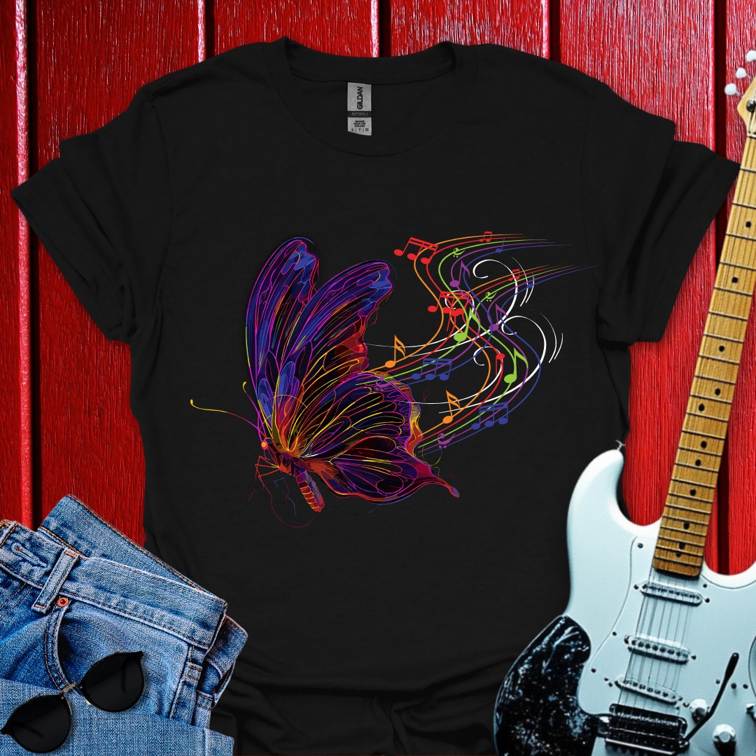 Musical Butterfly T-shirt