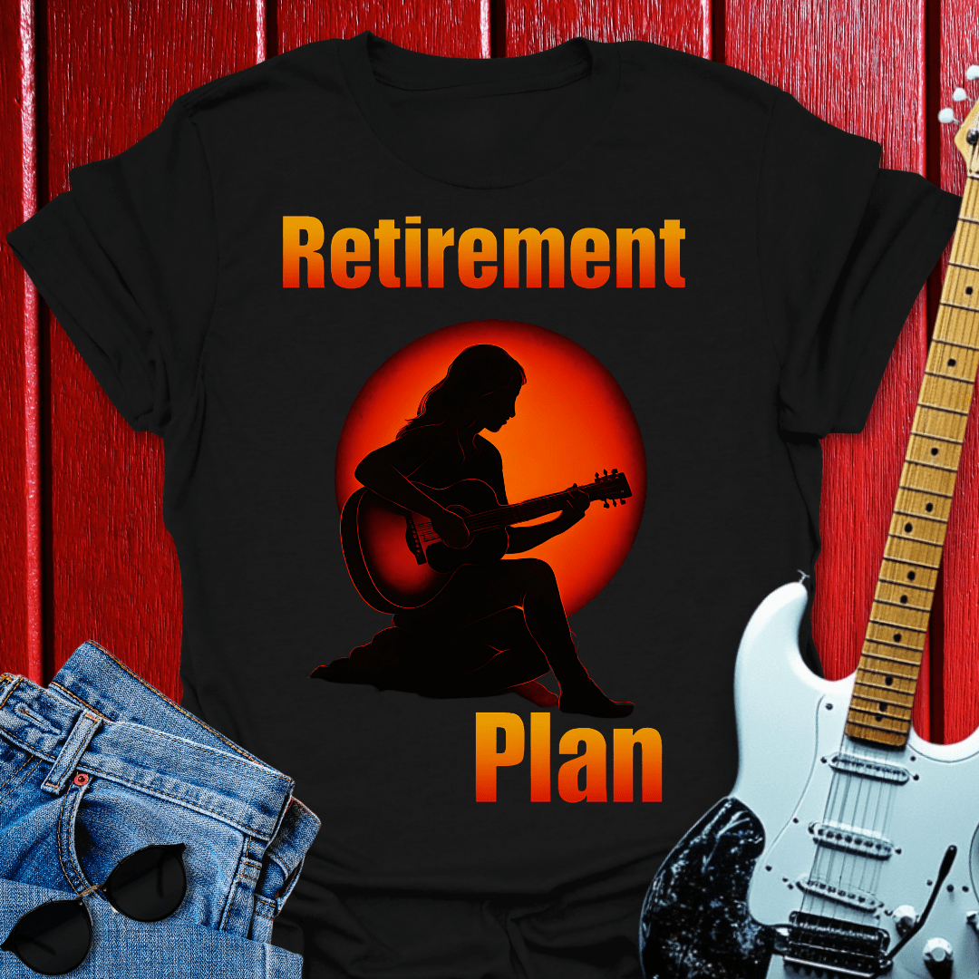 Retirement Guitar T-shirt