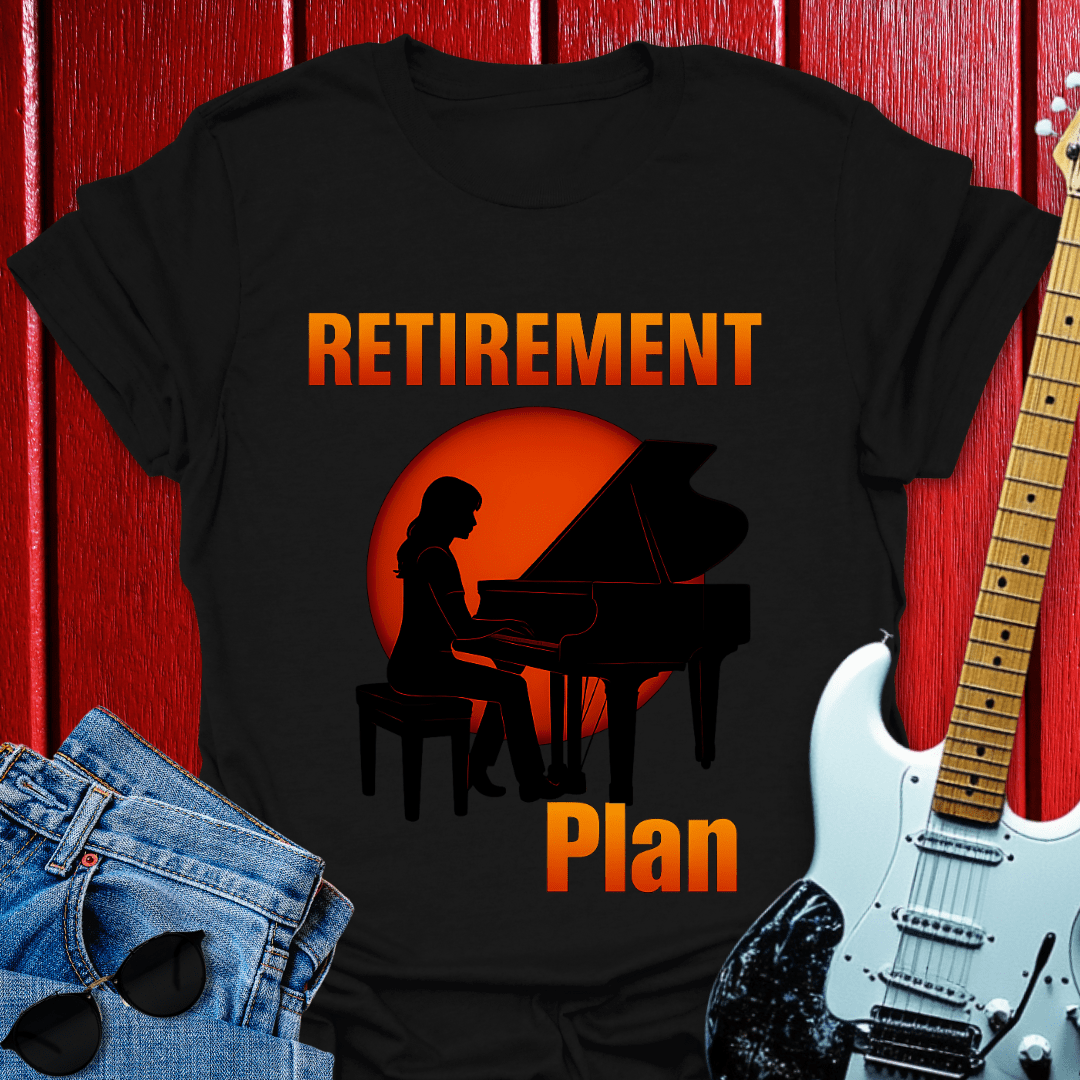 Retirement Piano T-shirt
