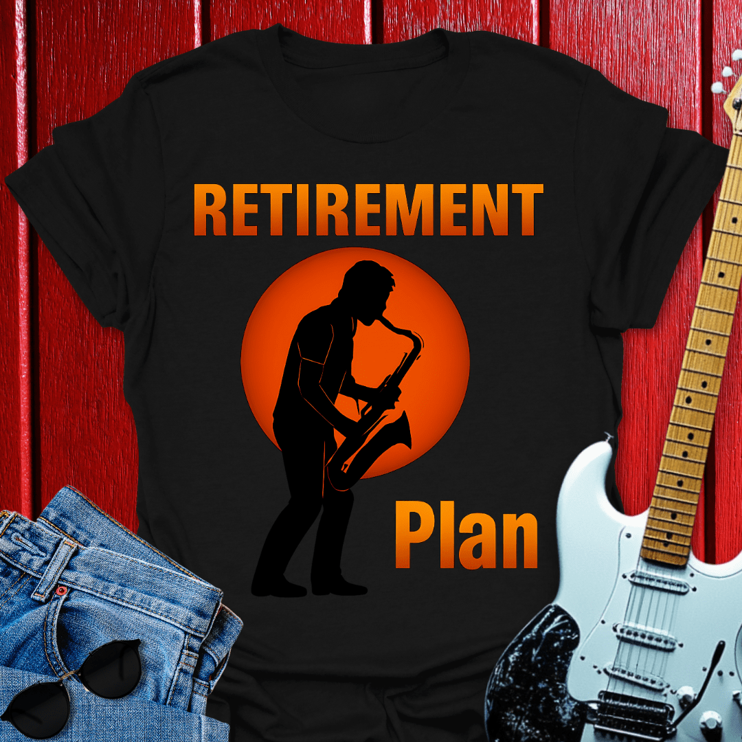 Retirement Saxophone T-shirt