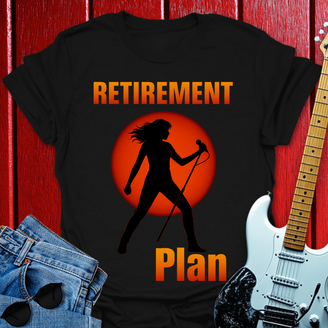 Retirement Singer T-shirt
