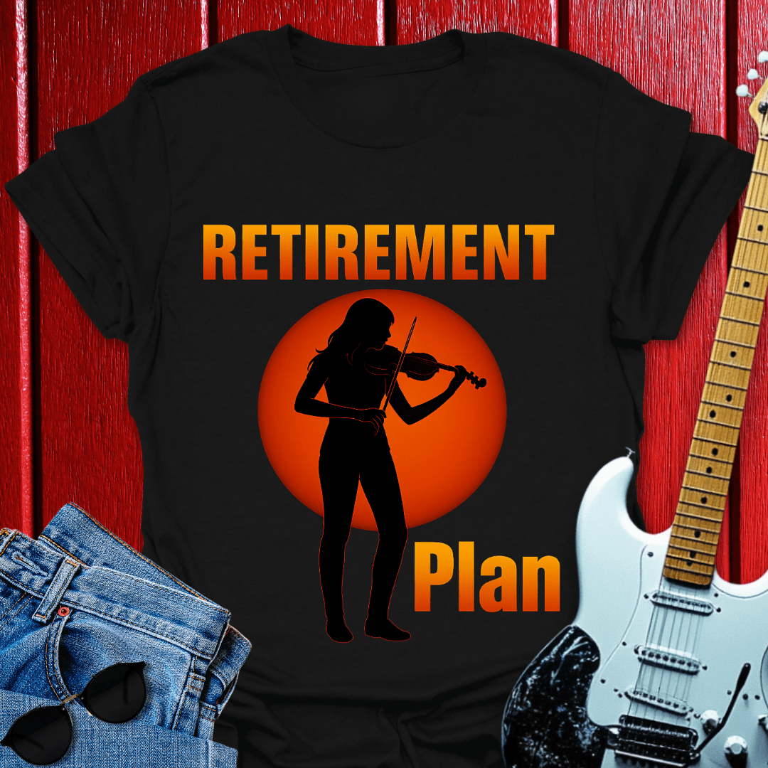 Retirement Violin T-shirt